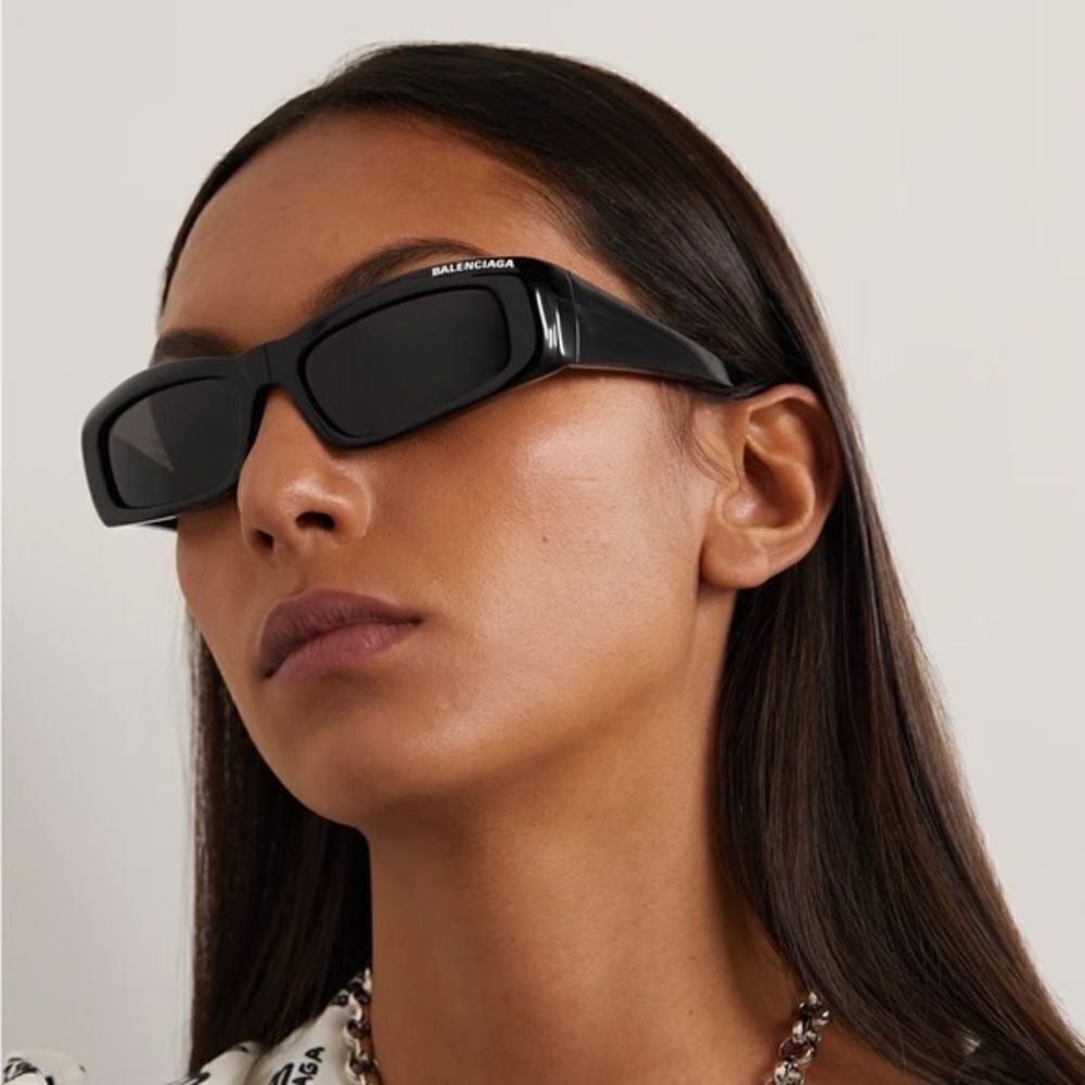 BALENCIAGA Sunglasses BB0266S 001 Black/Grey Unisex NEW